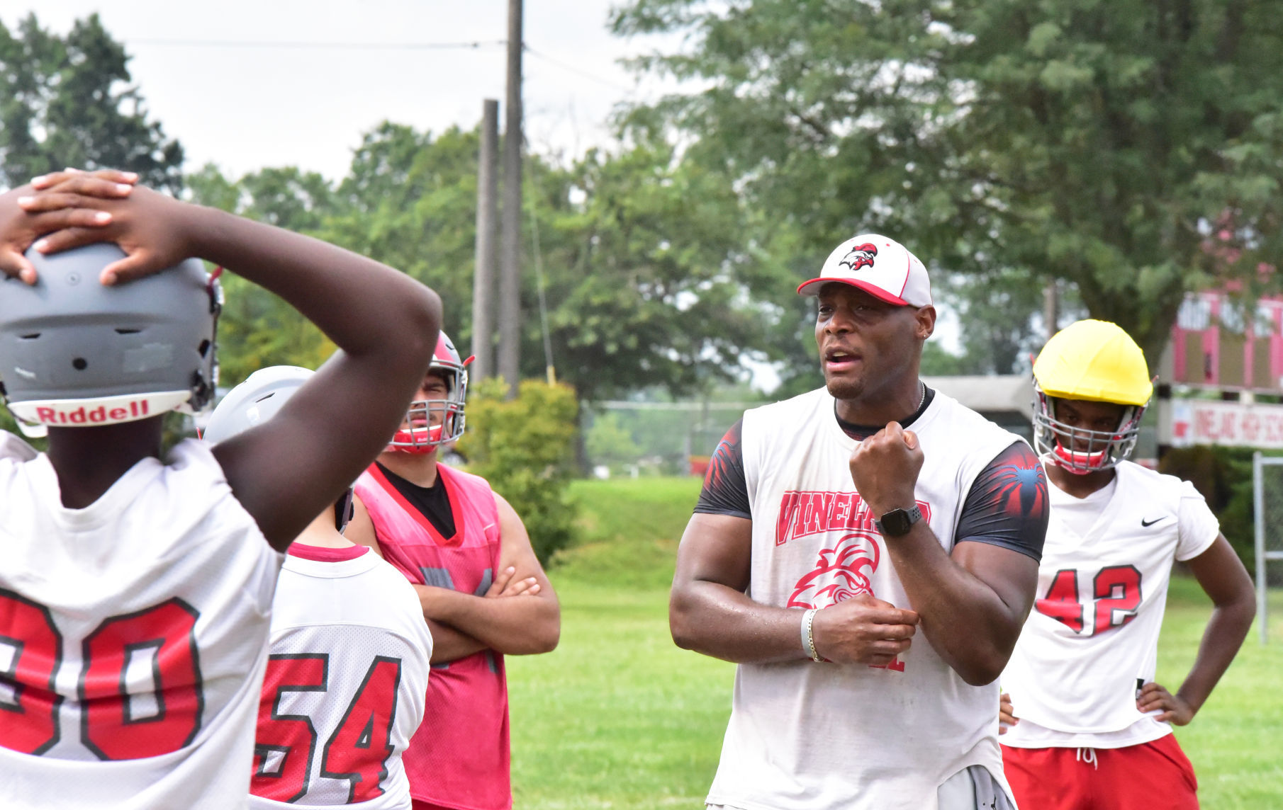 Vineland Football Practice